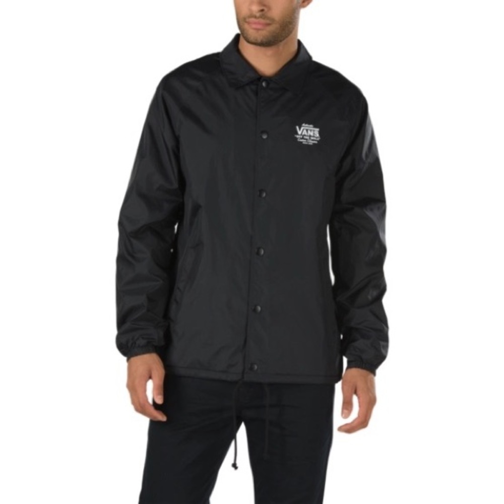 Vans Black Logo Windbreaker